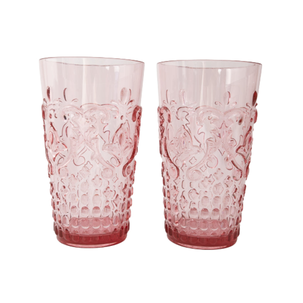 Indigo Series Acrylic Tumbler Tall 2pk - PINK